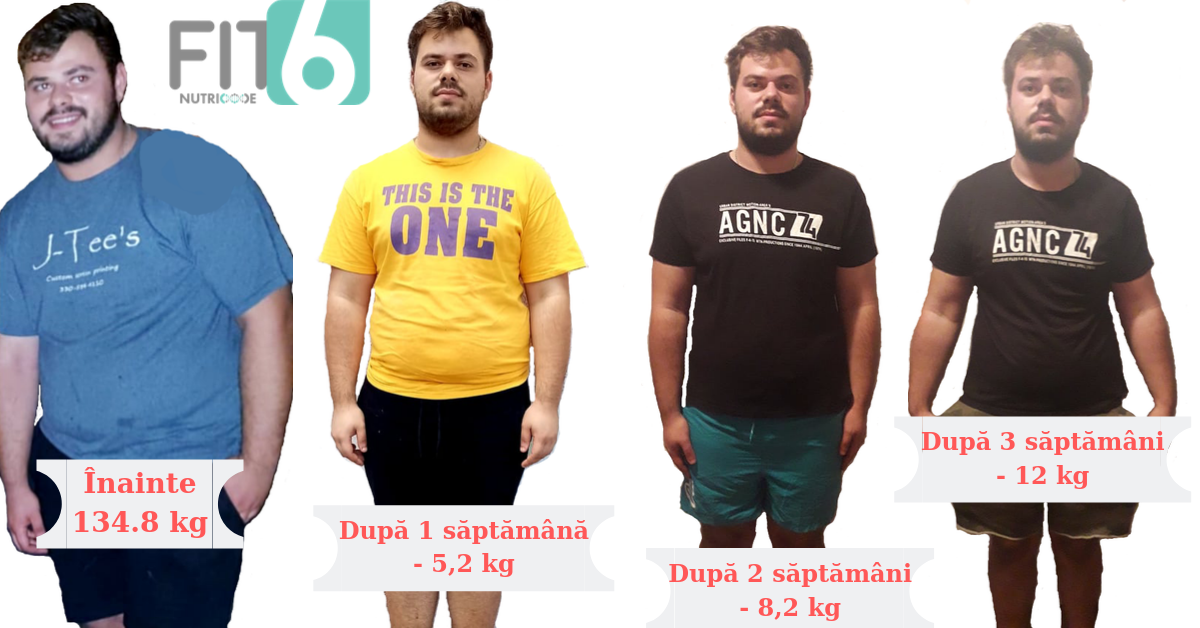 Pușcașu Ștefan Robert - 3 săptămâni/ 12 kg pierdute